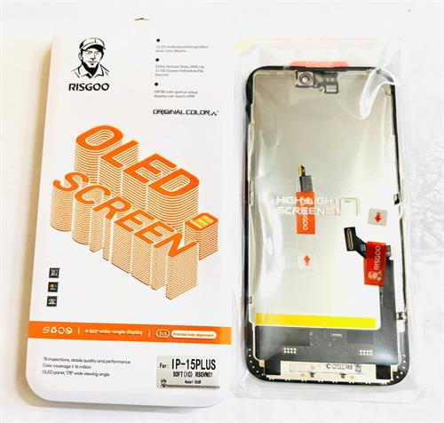 Màn Hình iPhone 15 PLUS Oled Phôi Dẻo - Chính Hãng Risgoo
