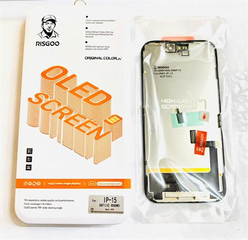 Màn Hình iPhone 15 Oled Phôi Dẻo - Chính Hãng Risgoo