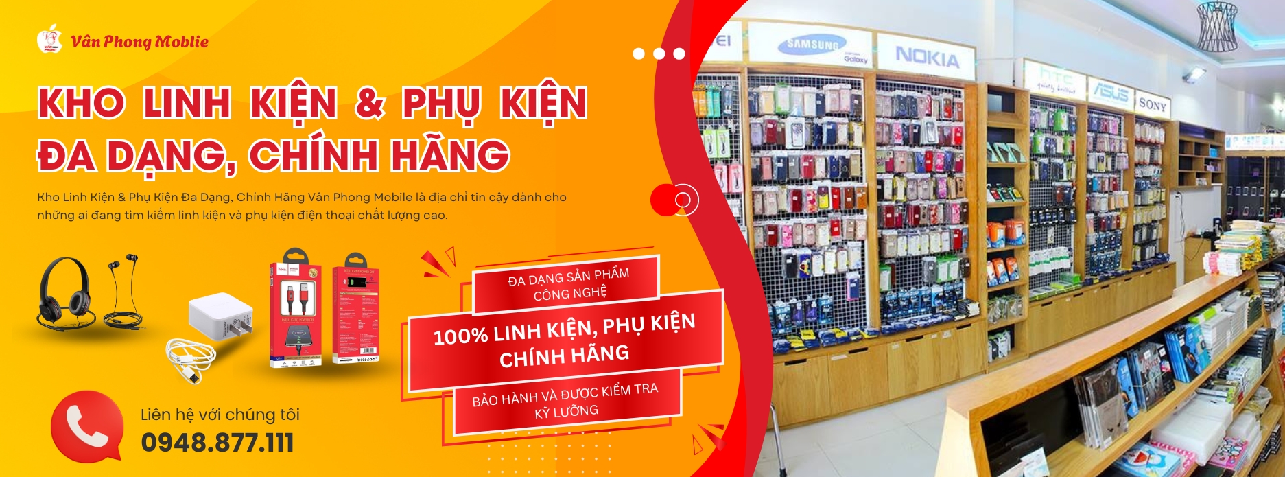 Linh Kiện & Phụ Kiện Đa Dạng, Chính Hãng